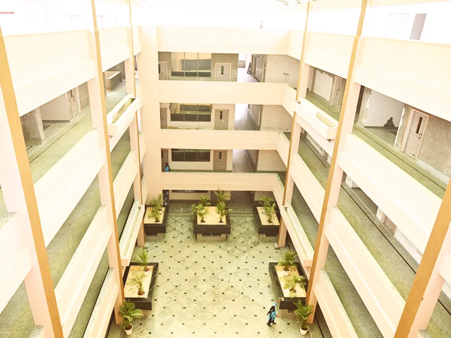 The Konark Academy campus atrium